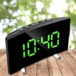 ⁦Horloge et réveil thermomètre de table electronique lumineux DT-6507⁩ - الصورة ⁦2⁩