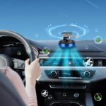 ⁦Désodorisant solaire en forme d'hélicoptère pour voiture⁩ - الصورة ⁦2⁩