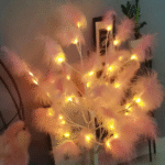 ⁦Lampe a chevet en forme D’Arbre Lumineux 45cm / 220V- Rose⁩ - الصورة ⁦2⁩