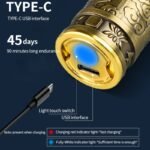 ⁦Mini rasoir professionnel étanche rechargeable HW-T8 en acier⁩ - الصورة ⁦2⁩