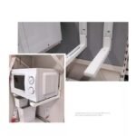 ⁦Support pour micro-ondes pliable avec bras extensibles Charge maximale 40 kg⁩ - الصورة ⁦2⁩
