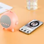 ⁦Réveil Numérique à Miroir  Rechargeable avec Haut-parleur Portable Bluetooth 5.0⁩ - الصورة ⁦2⁩