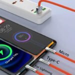 ⁦Câble de charge Rapide 3en1 Câble USB de 1.2 m avec 3 connecteurs 100W - كابل شحن سريع⁩ - الصورة ⁦2⁩