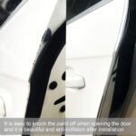 ⁦Bande de protection universelle en pour portières de voiture chromées 10m - شريط واقي لباب السيارة⁩ - الصورة ⁦3⁩