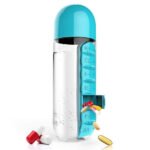 ⁦Organisateur de médicaments et bouteille d'eau portable 600ML⁩ - الصورة ⁦5⁩