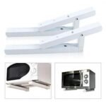 ⁦Support pour micro-ondes pliable avec bras extensibles Charge maximale 40 kg⁩ - الصورة ⁦3⁩
