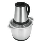 ⁦Hachoir à viande électrique 2L en acier inoxydable⁩ - الصورة ⁦2⁩