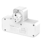 ⁦Rallonge Mural Multifonction – 2 Prises Européennes, 3 Ports USB (dont USB-C) et Lumière LED - مقبس طاقة⁩ - الصورة ⁦7⁩