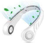 ⁦Ventilateur de cou portable 3 vitesses rechargeable USB,⁩ - الصورة ⁦6⁩