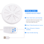 ⁦Mini Machine à Laver Portable 2 en 1, Laveuse à Ultrasons avec Câble USB⁩ - الصورة ⁦4⁩