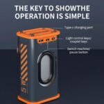 ⁦K07 Haut-parleurs compatible Bluetooth 5.0 Transparent sans fil  USB 3 LED⁩ - الصورة ⁦5⁩