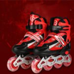 ⁦les rouleurs Alignées Confortables pour Enfants avec des roues RGB - pointure DE 32- 38⁩ - الصورة ⁦6⁩