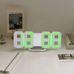 ⁦Horloge Murale numérique LED 3D⁩ - الصورة ⁦3⁩