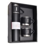 ⁦Ensemble Thermos avec 3 tasses thermique 500ml en acier inoxydable⁩ - الصورة ⁦2⁩