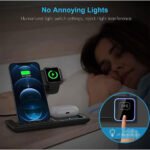 ⁦Station de charge sans fil 3 en 1 pour smartphones et appareils électroniques - شاحن لاسلكي للهاتف و الأجهزة الإلكترونية⁩ - الصورة ⁦7⁩