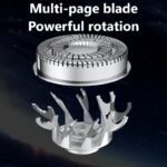 ⁦Mini rasoir professionnel étanche rechargeable HW-T8 en acier⁩ - الصورة ⁦5⁩