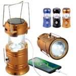 Lampe de Camping 2IN1 Rechargeable Solaire Pliable YD-3589