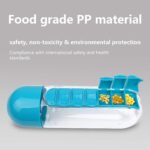 ⁦Organisateur de médicaments et bouteille d'eau portable 600ML⁩ - الصورة ⁦7⁩