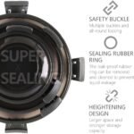 ⁦Conteneurs Alimentaires Empilables en Acier Inoxydable Écologiques 3pcs – حاويات طعام من الستانلس ستيل قابلة للتكديس⁩ - الصورة ⁦5⁩