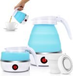 Bouilloire électrique pliable en silicone ,portable Avec  indicateur de mise hors tension غلاية كهربائية قابلة للطي محمولة سيليكون