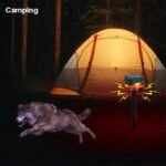 ⁦Répulsif pour animeux Capteur de mouvement à énergie solaire, alarme sonore et lumineuse 6 LED -  مستشعر حركة يعمل بالطاقة الشمسية لطارد الحيوانات⁩ - الصورة ⁦3⁩