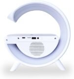 ⁦Réveil et Haut-parleur Bluetooth RGB intelligente type Big G Wireless Charger V3⁩ - الصورة ⁦5⁩