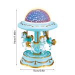 ⁦Carrousel Music Box avec projecteur ciel étoilé⁩ - الصورة ⁦5⁩