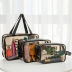 ⁦Pack 3 Pcs Sacs de toillete trousse à cosmétiques, trousse de maquillage, trousse de toilette étanche V2⁩ - الصورة ⁦2⁩