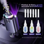 ⁦Chargeur voiture rétractable 5 en 1 avec aromathérapie et lumière des étoiles - شاحن سريع للسيارة مع معطر⁩ - الصورة ⁦5⁩