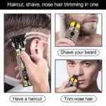 ⁦Rasoir professionnel multifonction 3en1 Étanche en acier Rechargeable USB⁩ - الصورة ⁦5⁩