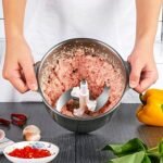 ⁦Hachoir à Viande Multifonction en Acier Inoxydable 300W/2L – مفرمة لحم متعددة الوظائف من الفولاذ المقاوم للصدأ⁩ - الصورة ⁦6⁩