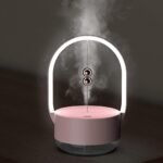 Humidificateur à brume de 350 ml portatifs avec veilleuse rechargeable USB - معطر جو مع مصباح 2في1