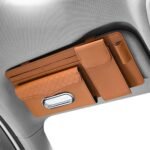 ⁦Sac de rangement universel pour pare-soleil de voiture avec étui à lunettes, porte⁩ - الصورة ⁦2⁩