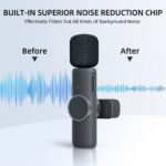 ⁦K11 Microphone-cravate sans fil Recording Audio Video Androïd / iPhone ⁩ - الصورة ⁦3⁩