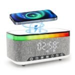 Haut-parleur Bluetooth intelligent, veilleuse créative de bureau, chargeur audio sans fil, lumière d'ambiance de chevet