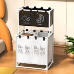 Grand Panier à Linge 4 Compartiments pour Ranger les Vêtements - سلة تجميع الملابس حجم كبير