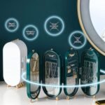 ⁦Présentoir Boîte de rangement de bijoux pliable, organisateur de boucles d'oreilles,⁩ - الصورة ⁦3⁩