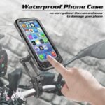 ⁦Support de téléphone portable étanche pour vélo moto réglable à 360 °⁩ - الصورة ⁦6⁩