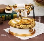 ⁦Boîte à musique créative en forme de cœur téléphone vintage décoration pour maison⁩ - الصورة ⁦2⁩