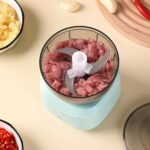 ⁦Mini Hachoir électrique Portable Rechargeable multifonction 350 ML⁩ - الصورة ⁦3⁩