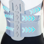 ⁦Ceinture Correcteur de Posture du dos  réglable, respirant  - حزام مصحح وضعية الظهر قابل للتعديل⁩ - الصورة ⁦4⁩