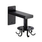 ⁦Pack 2 Support de rangement rotatif 360 a 8 crochets en acier inoxydable⁩ - الصورة ⁦5⁩