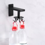 ⁦Pack 2 Support de rangement rotatif 360 a 8 crochets en acier inoxydable⁩ - الصورة ⁦4⁩