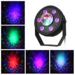 ⁦Projecteur jeux de lumiere RGB Laser rotatif  6en1 effets Stroboscope⁩ - الصورة ⁦2⁩
