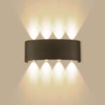 ⁦Applique Murale étanche LED 8W Lumière Blanc Chaud 6500K - مصباح جداري⁩ - الصورة ⁦6⁩
