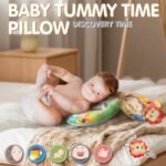 ⁦Coussin de Jeu Bébé - Jouet d'Éveil Sensoriel Montessori avec Animaux Sonores – وسادة البطن للرضع⁩ - الصورة ⁦5⁩