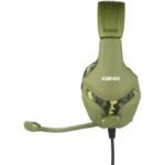 ⁦Konix Mythics Casque gaming filaire PS-400 pour console Haut-parleurs 40 mm - Microphone - Motif camouflage vert kaki⁩ - الصورة ⁦5⁩