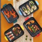 ⁦Gril Électrique et Barbecue Antiadhésif 30cm - شواية كهربائية مضادة للالتصاق⁩ - الصورة ⁦7⁩