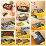 ⁦Gril Électrique et Barbecue Antiadhésif 30cm - شواية كهربائية مضادة للالتصاق⁩ - الصورة ⁦5⁩