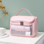 ⁦Sac cosmétique multifonctionnel pour femme Étanche Transparent⁩ - الصورة ⁦4⁩